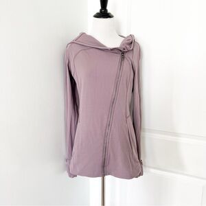lululemon athletica Mauve Asymmetrical Zip Hoodie